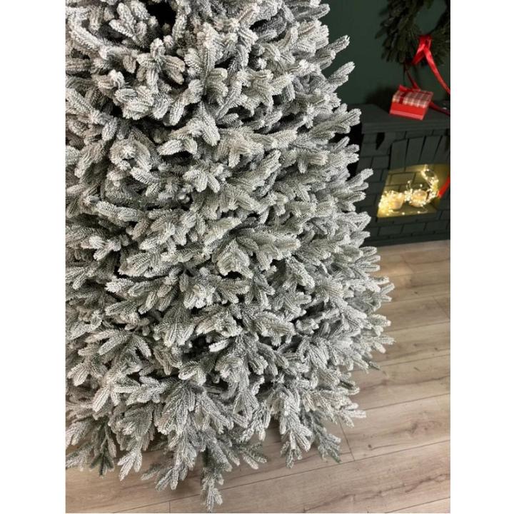 Фото Ялинка лита Засніжена 2,10м на крабах  - Магазин MASMART