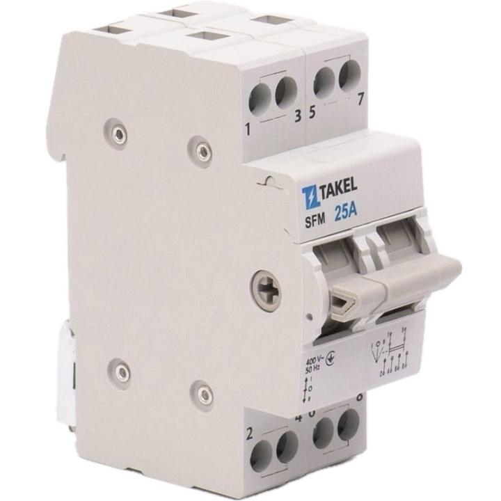 Фото Переключатель нагрузки Takel 2p 25A 230B SFM - Магазин MASMART