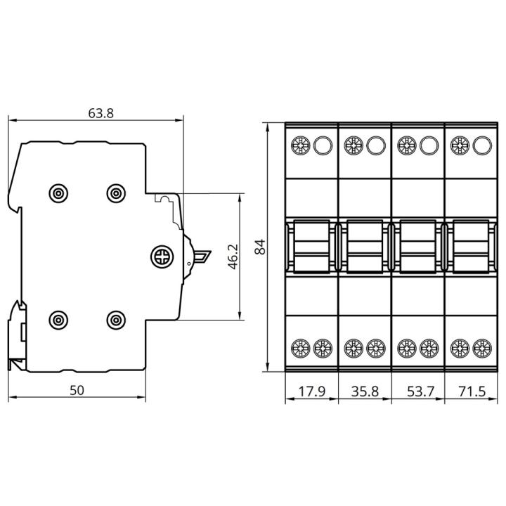 Фото Перемикач навантаження Takel 2p 25A 230B SFM  - Магазин MASMART