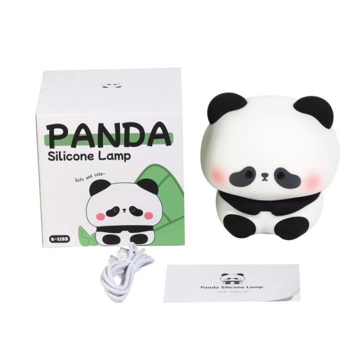 Фото Силиконовый ночник Sirius Panda с сенсорным управлением от USB  - Магазин MASMART