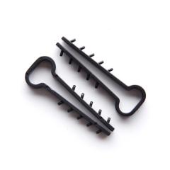 Фото Дюбель-ялинка (затиск) 12 мм для плаского кабелю чорна...  - Магазин MASMART