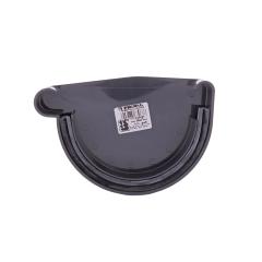 Фото Заглушка желоба левая Profil 130 графит  - Магазин MASMART