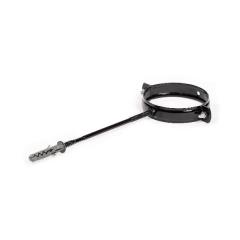 Фото Держатель трубы металлический L-220 Profil 100 черный  - Магазин MASMART