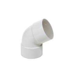 Фото Колено двухраструбное 75/67° Profil 90 белое  - Магазин MASMART
