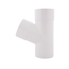 Фото Трійник 75/75/67° Profil 75 мм білий (90/75)  - Магазин MASMART