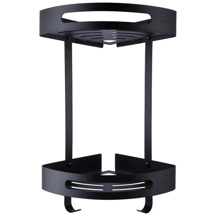 Фото Поличка кутова 2-ярусна Globus Lux н/ж (BQ9422) 26,5х42,5 см  - Магазин MASMART