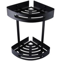 Фото Поличка кутова 2-ярусна Globus Lux н/ж (BQ9422) 26,5х42,5 см  - Магазин MASMART