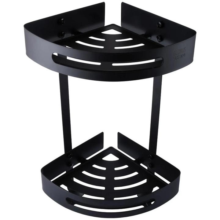 Фото Поличка кутова 2-ярусна Globus Lux н/ж (BQ9422) 26,5х42,5 см - Магазин MASMART