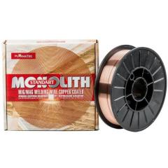 Фото Дріт зварювальний 0,8 мм Monolith СВ-08Г2С (5 кг)  - Магазин MASMART