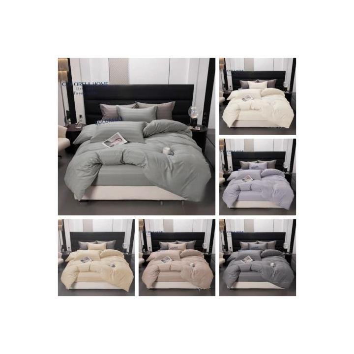 Фото Комплект постельного белья двуспальный 180х200см Colorful Home Полоска  - Магазин MASMART