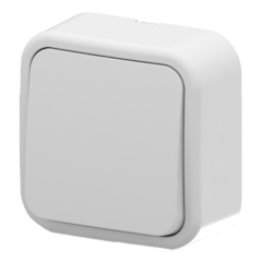 Фото Вимикач одинарний Arvia Aria білий  - Магазин MASMART