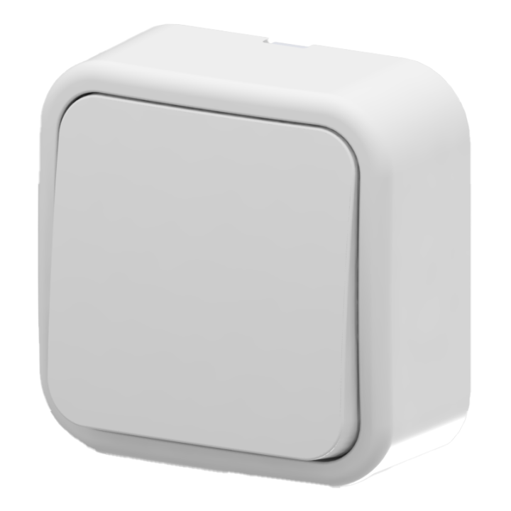 Фото Вимикач одинарний Arvia Aria білий - Магазин MASMART