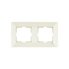 Фото Рамка 2-местная VIKO Meridian крем  - Магазин MASMART