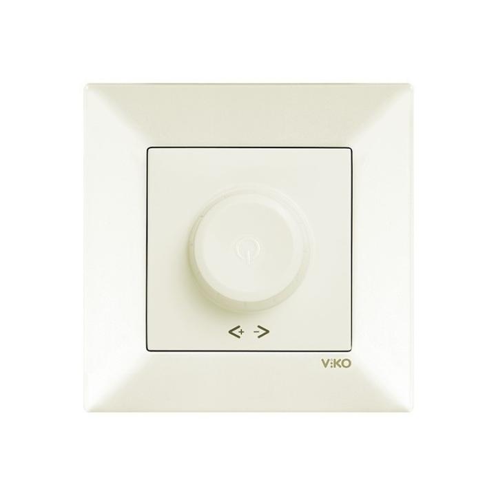 Фото Світлорегулятор VIKO Meridian 600W крем - Магазин MASMART