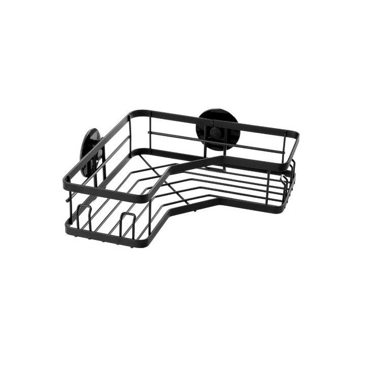 Фото Поличка кутова 1-ярусна чорна AWD2081882 - Магазин MASMART