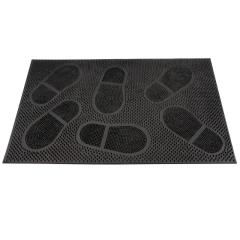 Фото Коврик придверный резиновый Следы К-21 45х75 см  - Магазин MASMART