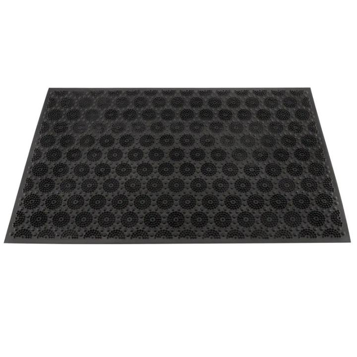 Фото Коврик придверный резиновый Цветки К-17 58x36,5 см - Магазин MASMART