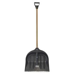 Фото Лопата для снега пластиковая ABC 50х49см с рукояткой и...  - Магазин MASMART