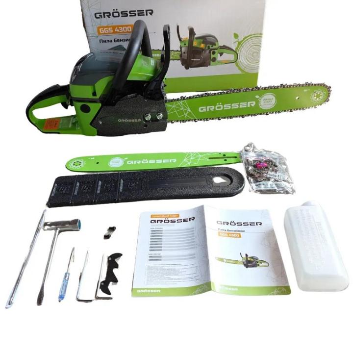 Фото Бензопила цепная Grosser GGS-4300  - Магазин MASMART