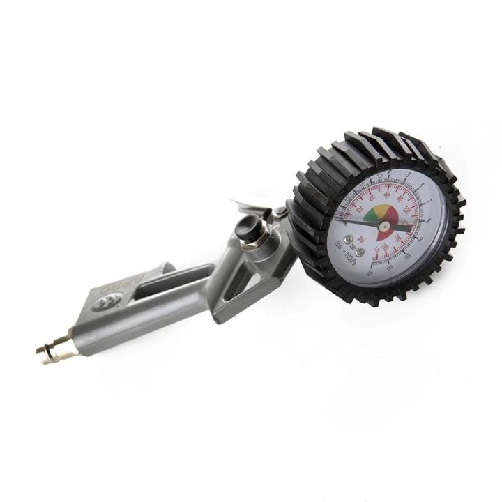 Фото Пістолет для підкачки коліс пневматичний з манометром APRO 85-200л/хв 12бар (850082)  - Магазин MASMART