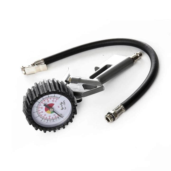 Фото Пістолет для підкачки коліс пневматичний з манометром APRO 85-200л/хв 12бар (850082) - Магазин MASMART