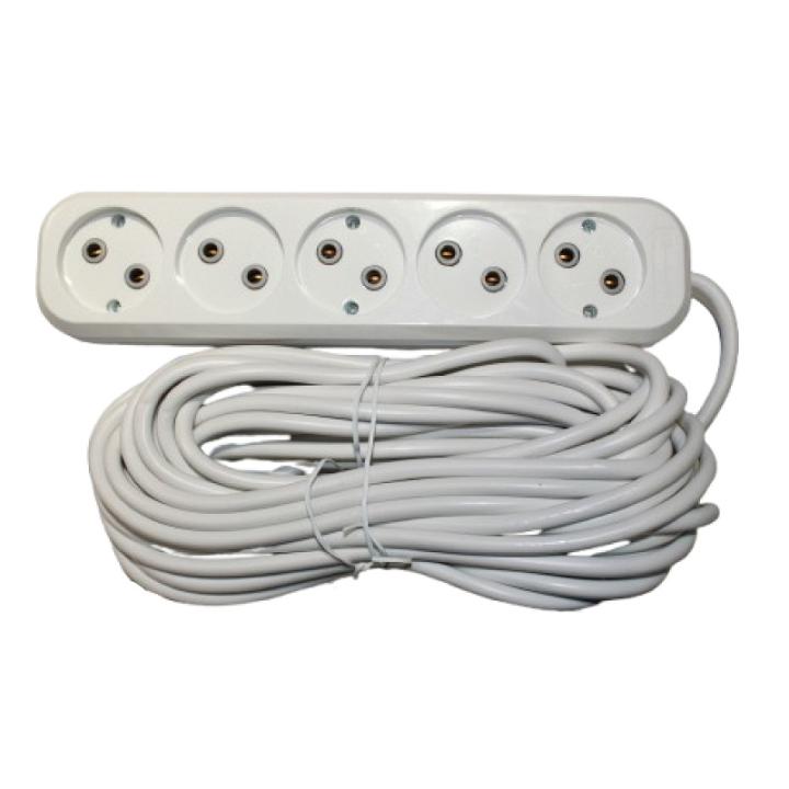 Фото Удлинитель Electro House Garant без заземления 5 розеток 10 м ЕН-2257 - Магазин MASMART