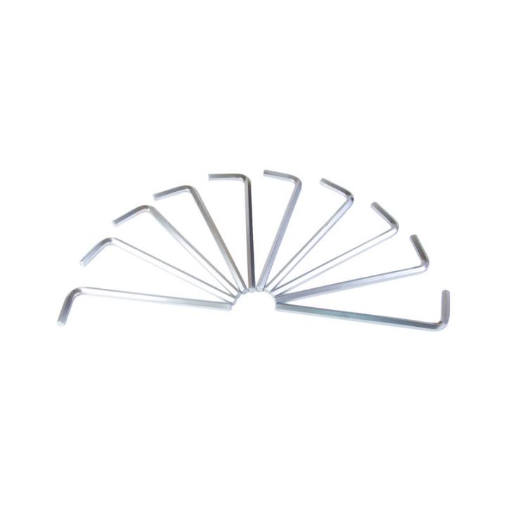 Фото Ключ шестигранний Mastertool Long Arm CrV 7,0 мм 36×142 мм набір 10 шт 75-0007 - Магазин MASMART