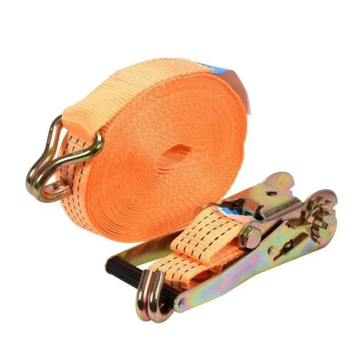 Фото Стяжка багажу кільцева з тріскачкою VOREL: сила натягу-2000/4000 daN, 50мм, 10м, 2шт 82411 - Магазин MASMART