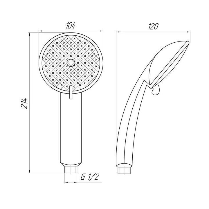 Фото Лейка для душа Globus Lux Spider NS-580-P  - Магазин MASMART