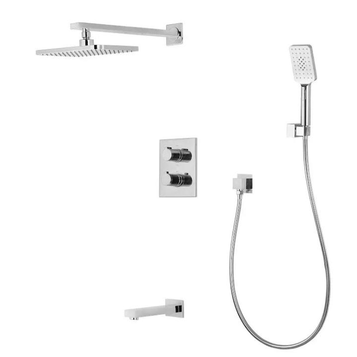 Фото Душова система прихованого монтажу Imprese Centrum VR-51400 хром - Магазин MASMART