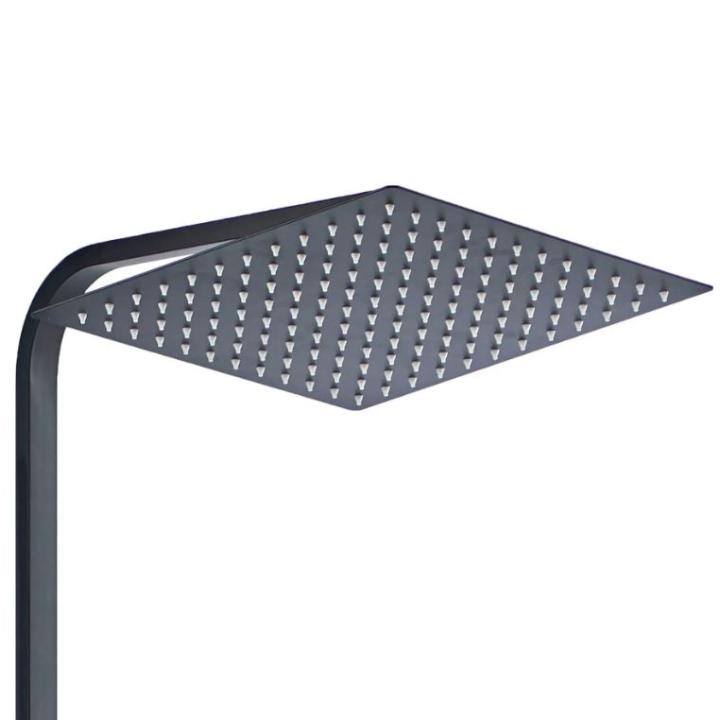 Фото Душевая система Globus Lux Milano VAN-GLM-0026-10-BB черный мат  - Магазин MASMART