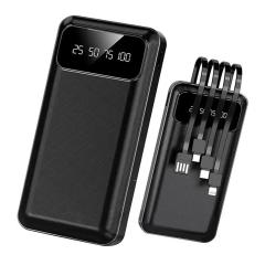 Фото Повербанк 30000mAh King Power KP-37 4in1 QC3.0 Black  - Магазин MASMART