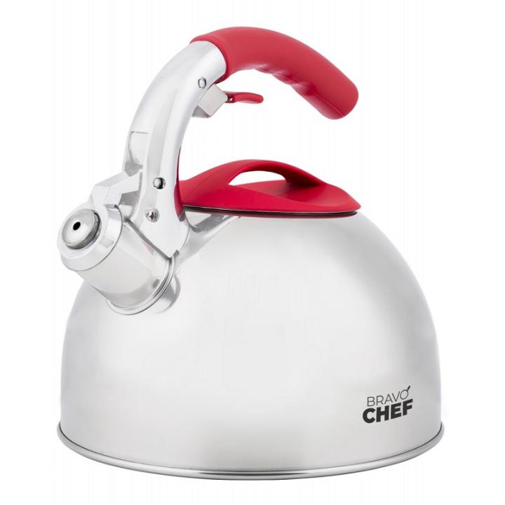 Фото Чайник зі свистком Bravo Chef Single 2,5л BC-1001  - Магазин MASMART