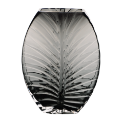 Фото Ваза Viva Leaf 25см блакитний/димч.-сірий (A060188/A060205)  - Магазин MASMART