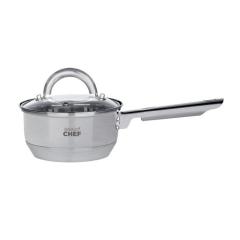Фото Ковш Bravo Chef 1,15л с крышкой 14см (BC-4001-14)  - Магазин MASMART