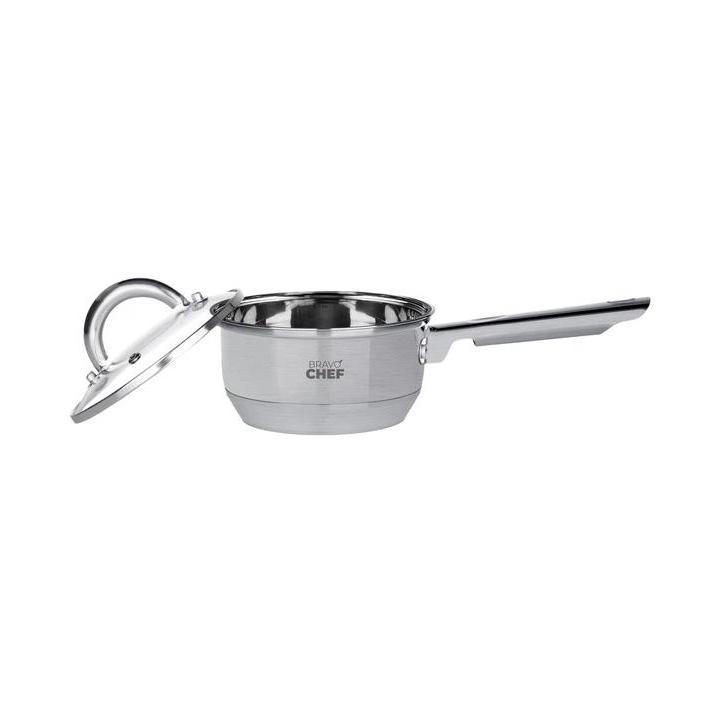 Фото Ківш Bravo Chef 1,15л з кришкою 14см (BC-4001-14)  - Магазин MASMART