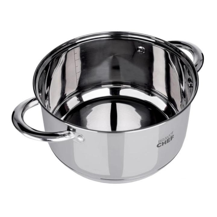 Фото Кастрюля Bravo Chef 1,9л с крышкой 16см (BC-2001-16)  - Магазин MASMART