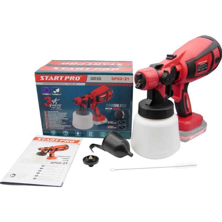 Фото Фарборозпилювач акумуляторний Start Pro SPG2-21  - Магазин MASMART