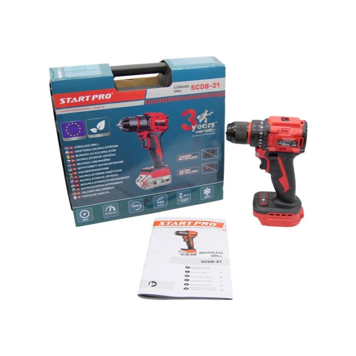 Фото Шуруповерт аккумуляторный Start Pro SCD8-21  - Магазин MASMART