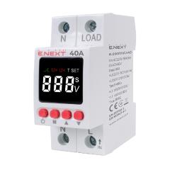 Фото Реле контроля напряжения однофазное 40А с индикацией...  - Магазин MASMART