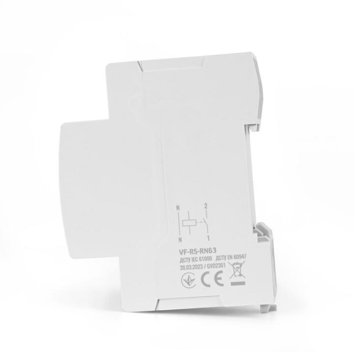 Фото Реле контролю напруги 63А VIDEX RESIST 145-300В VF-RS-RN63 27122  - Магазин MASMART
