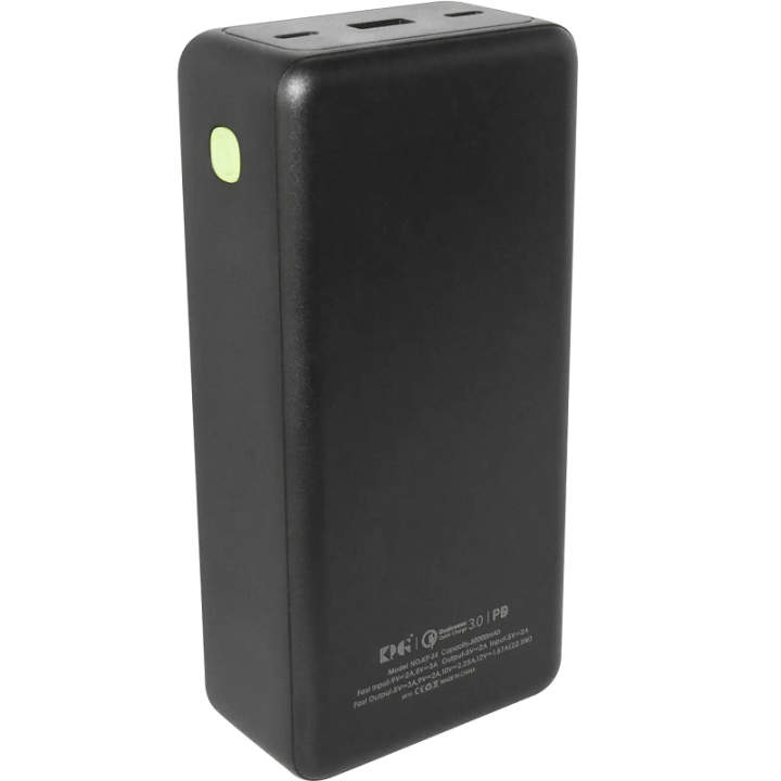 Фото Повербанк 30000mAh King Power KP-34 PD22.5W QC3.0 Black  - Магазин MASMART