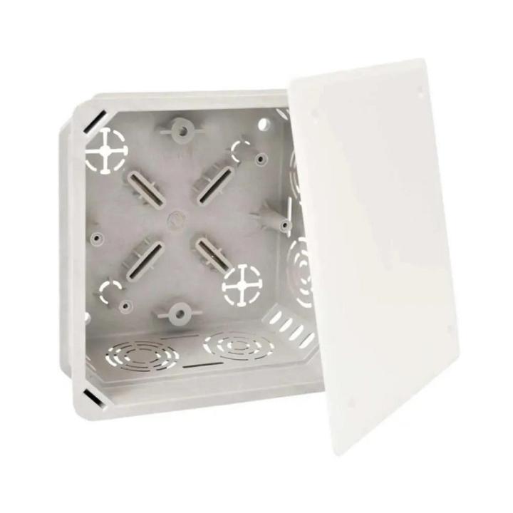 Фото Коробка розподільча з кришкою Kopos 128х128х66мм сіра - Магазин MASMART