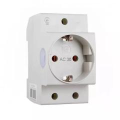 Фото Розетка на DIN-рейку с заземлением 16A 223 (АС 30) LEE  - Магазин MASMART