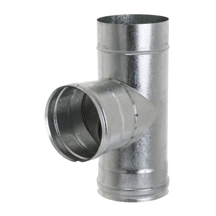 Фото Трійник оцинкований Ø100мм - Магазин MASMART