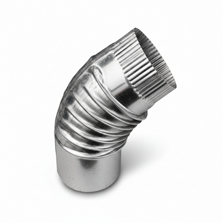 Фото Коліно нержавіюча сталь Ø135мм - Магазин MASMART