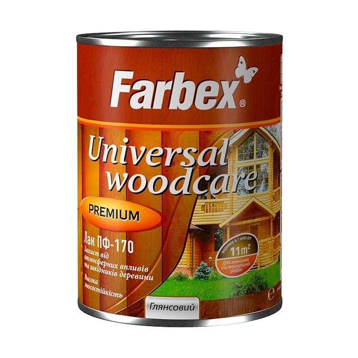 Фото Лак алкидный ПФ-170 Farbex глянцевый 0,75 л - Магазин MASMART