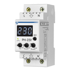 Фото Реле напряжения однофазное Новатек РН-25t 25А с термозащитой  - Магазин MASMART