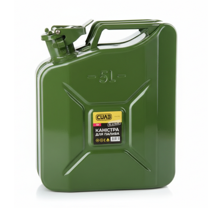 Фото Канистра металлическая 5л СИЛА - Магазин MASMART