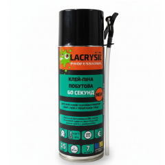 Фото Клей-пена бытовая Lacrysil 60сек 320мл ручная  - Магазин MASMART